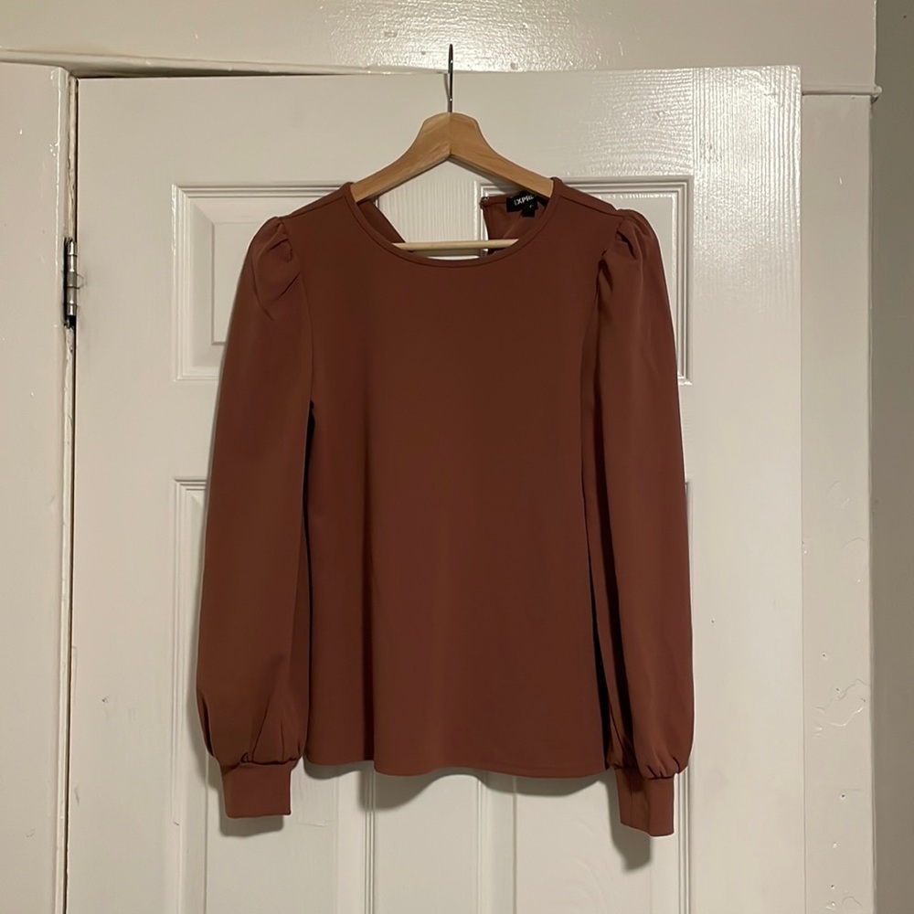 Express blouse, size small, mauve/pink color.